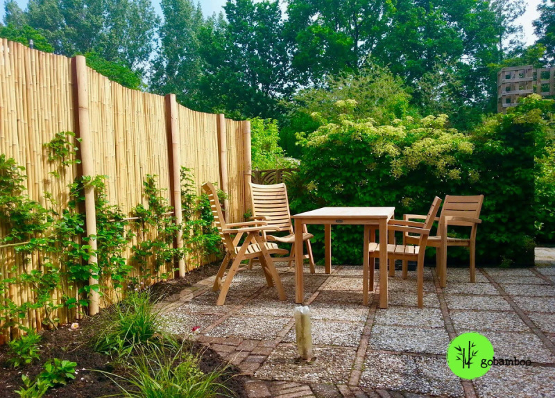 inspiracia bambusový plot